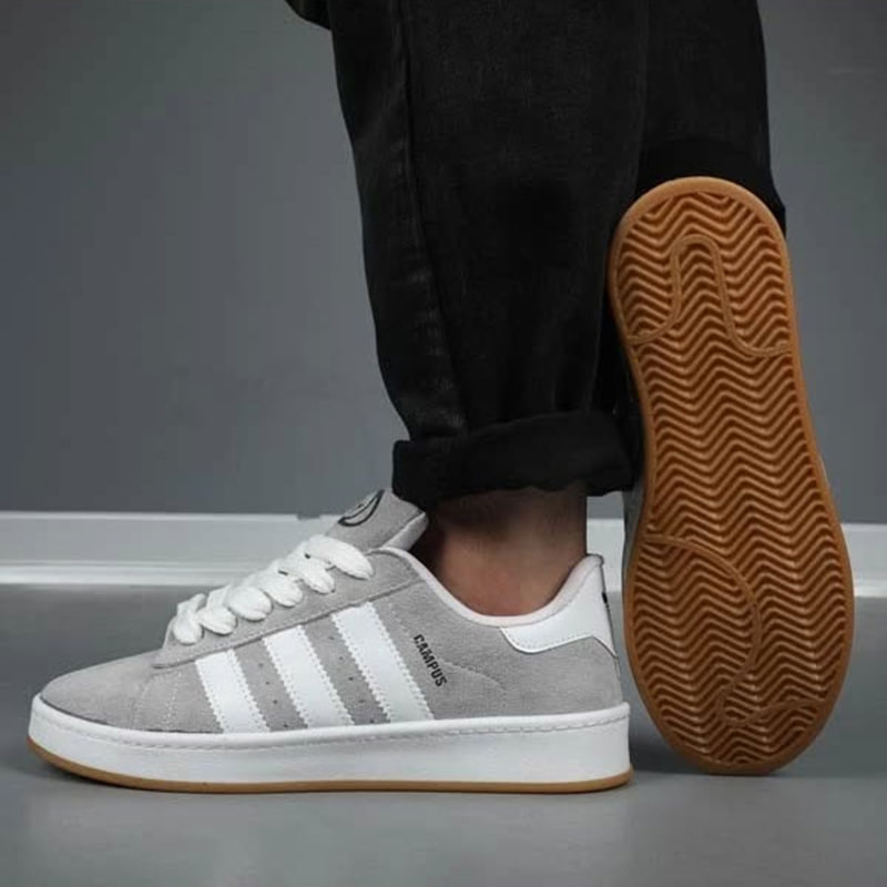 کفش ورزشی مردانه طوسی روشن مدل Adidas Campus