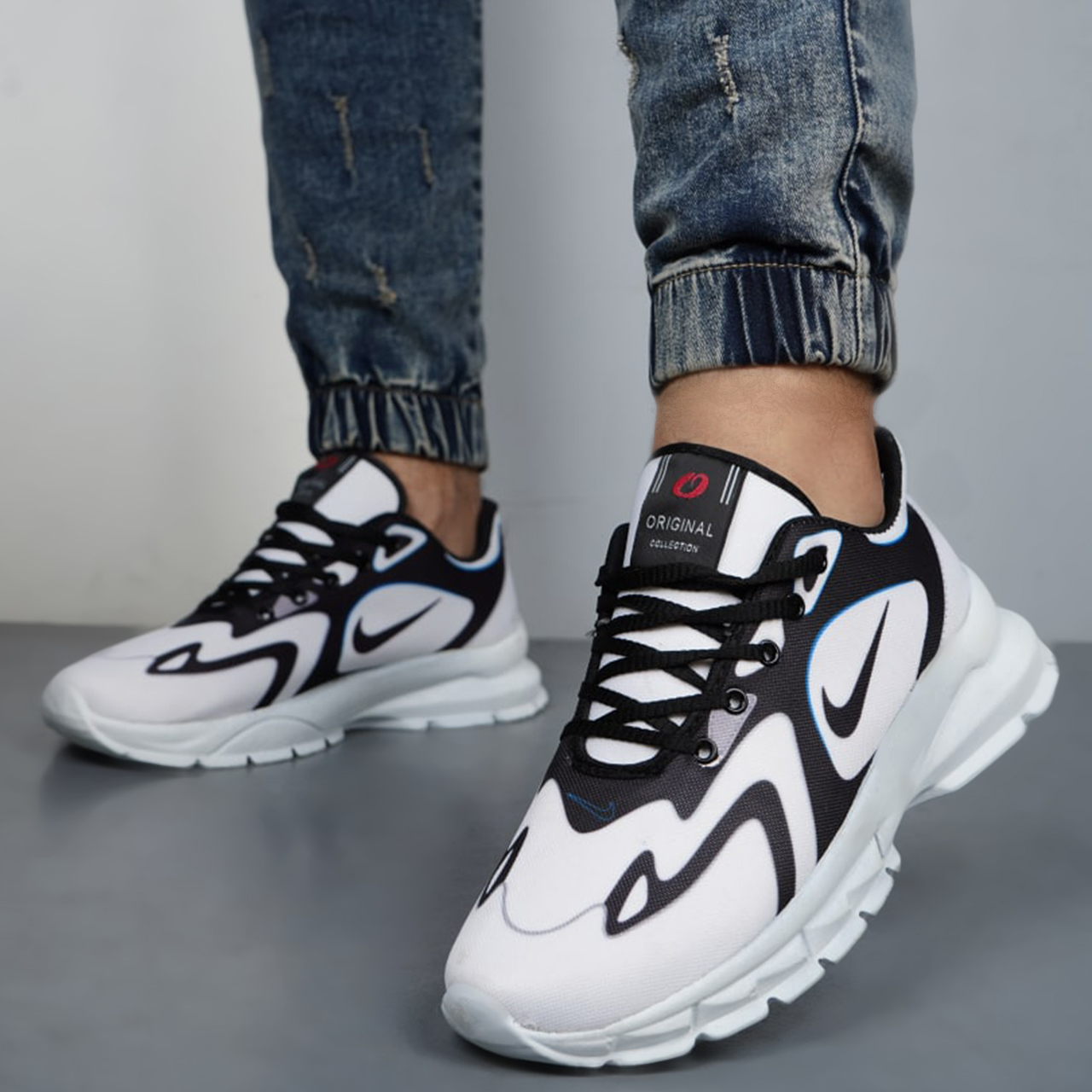 کفش ورزشی سفید مشکی مردانه Nike مدل Bevis