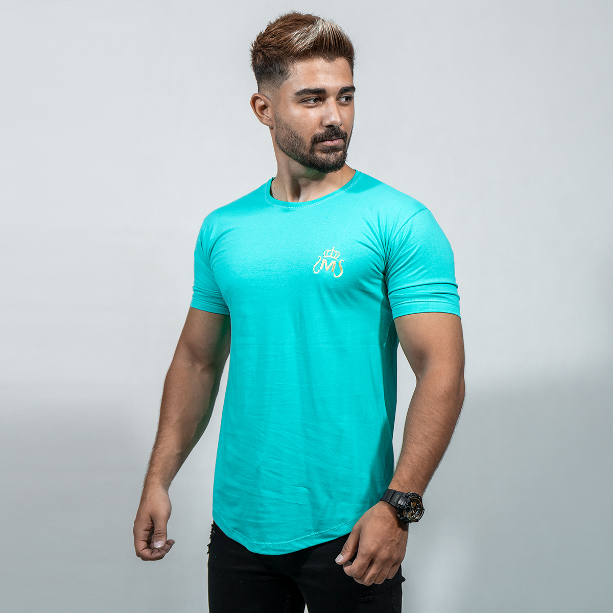 تیشرت مردانه سبز مدل Arat